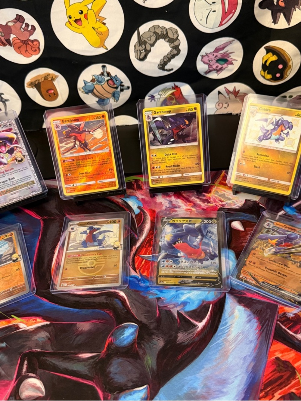 Pokemon Gold and Yellow Holo Garchomp & Gabite Card Collection
